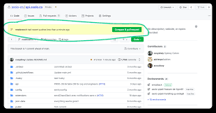 GitHub Compare & Pull Request Banner