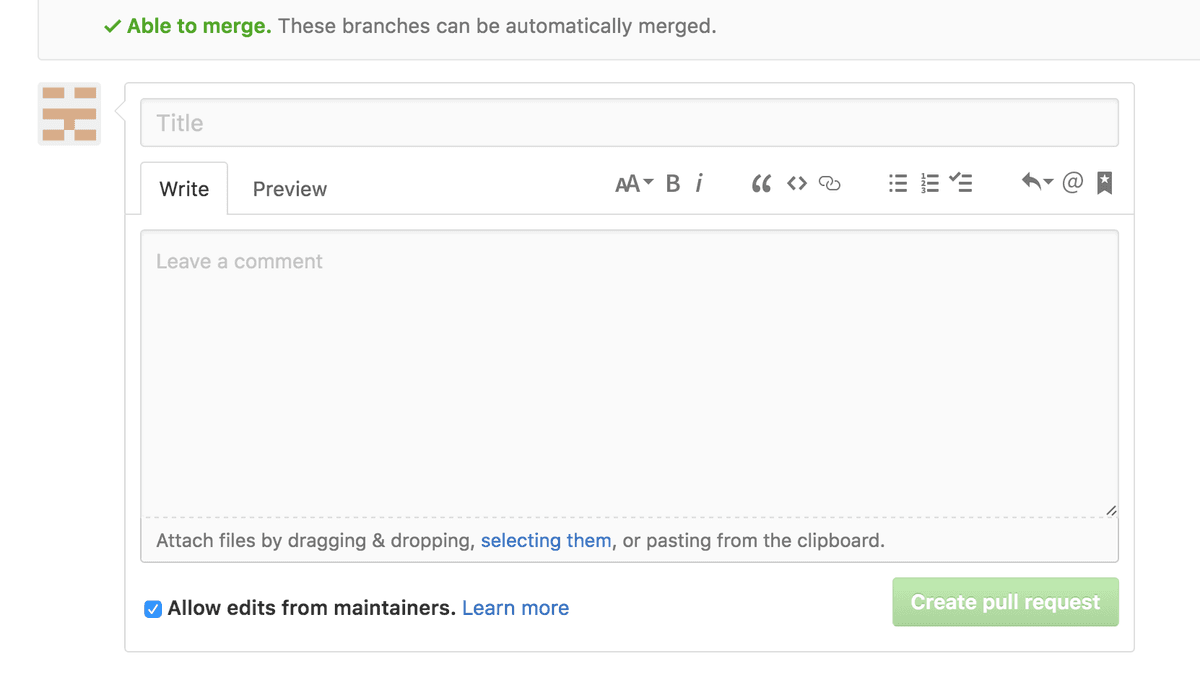 GitHub PR Description Image